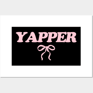 Yapper Y2k Tee, Y2K Slogan Shirt, Coquette Aesthetic Posters and Art